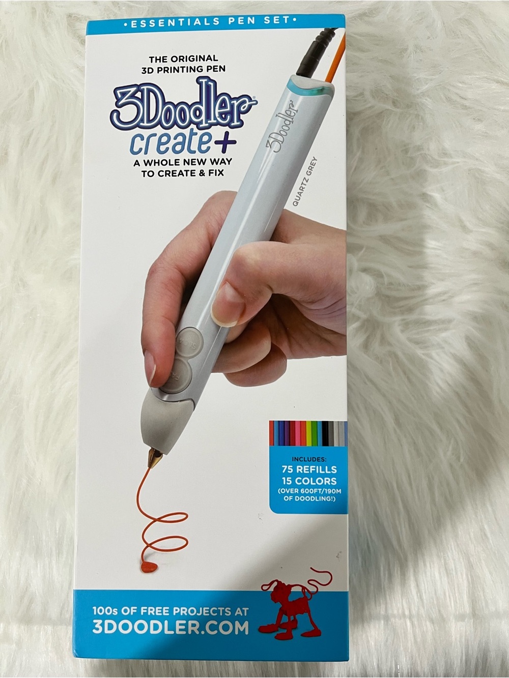3Doodler Create+ 3D Printing Pen in Quartz Grey